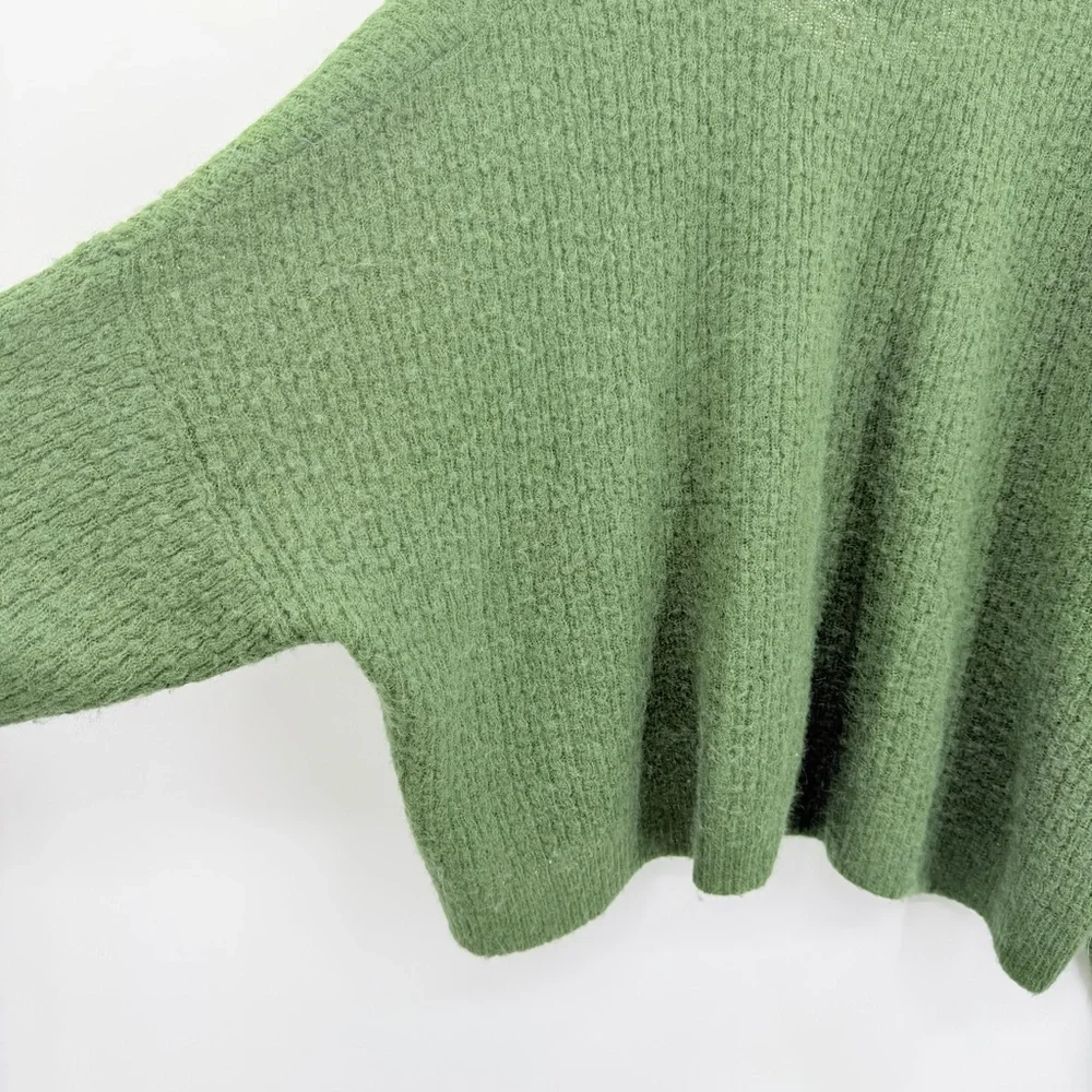 Madewell Alpaca Blend Mayfair Olive Green. Sweater Oversized Cardigan Plus 4X - Picture 9 of 11